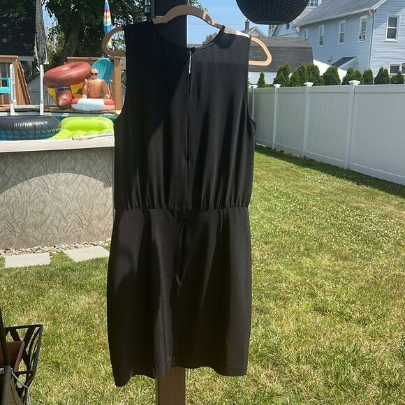 TIBI New York 100% Silk Dress | Size 10 | Elegant Patterned Sleeveless - Picture 4 of 6